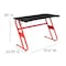 Flash Furniture Red Gaming Desk and Chair Set BLN-X30RSG1030-RD-GG - alternate 4